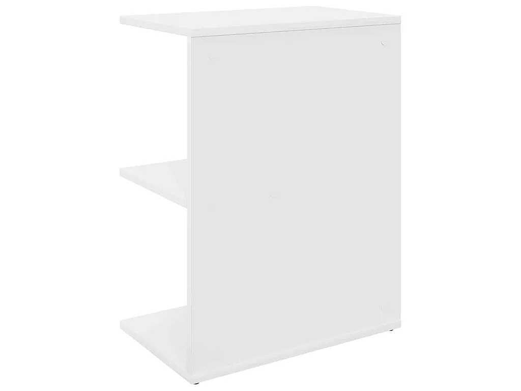 Nachttische 2 Stk. Weiß 46,5x29x61 cm Holzwerkstoff