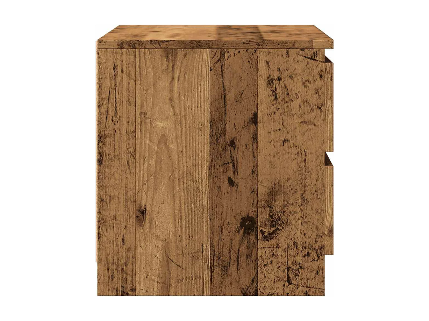 Tables de chevet 2 pcs vieux bois 50x40x43.5 cm bois ingénierie