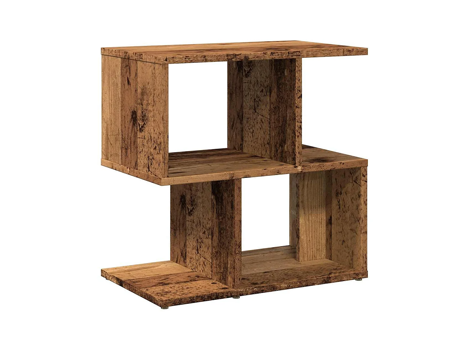 Table de chevet vieux bois 50x30x51,5 cm bois d'ingénierie