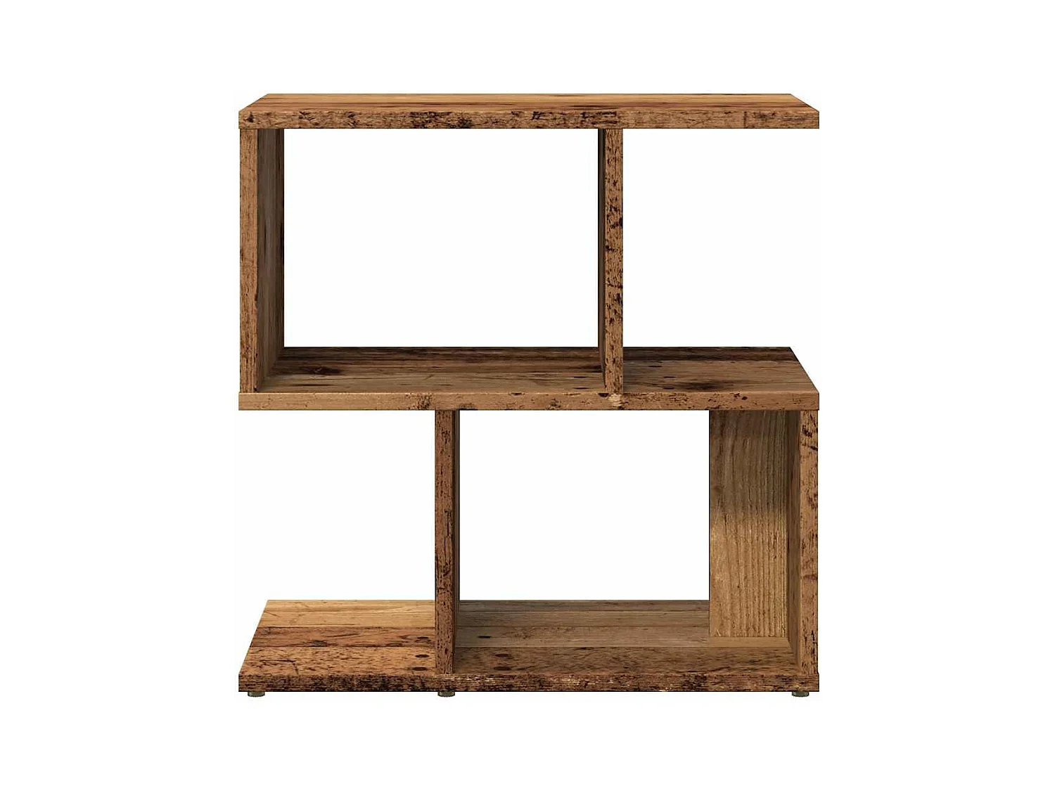 Table de chevet vieux bois 50x30x51,5 cm bois d'ingénierie