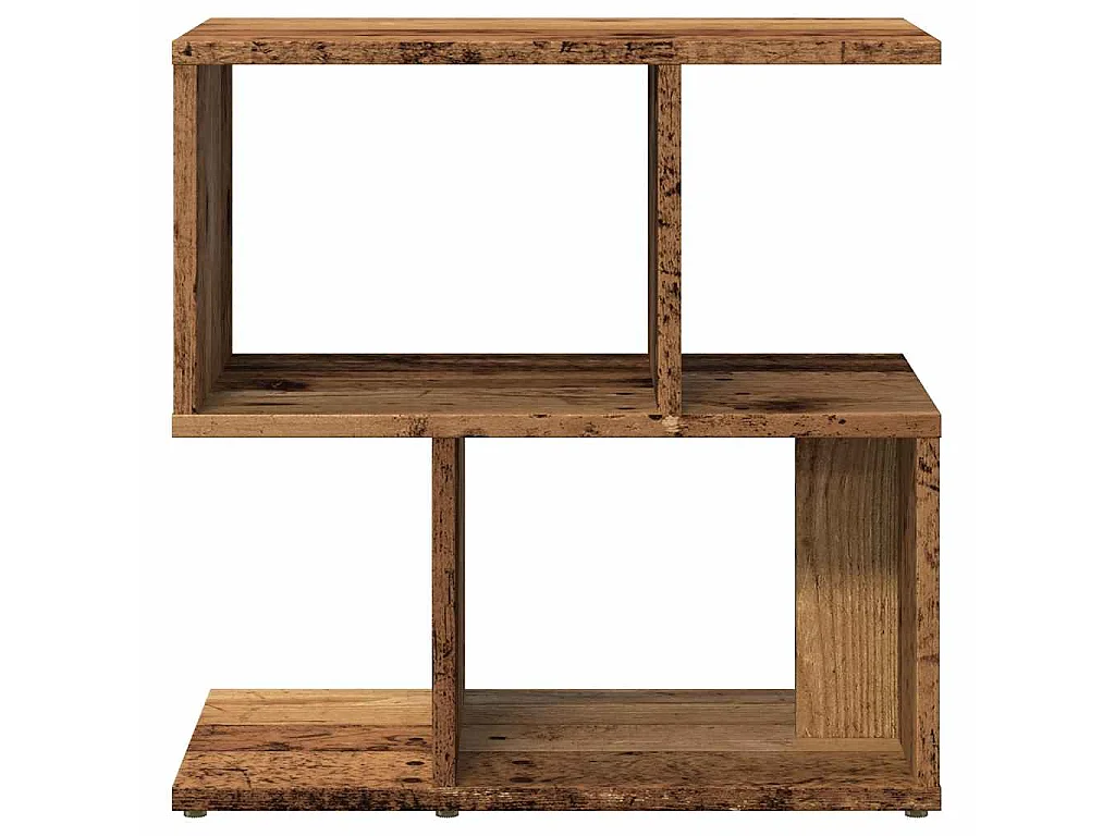 Table de chevet vieux bois 50x30x51,5 cm bois d'ingénierie