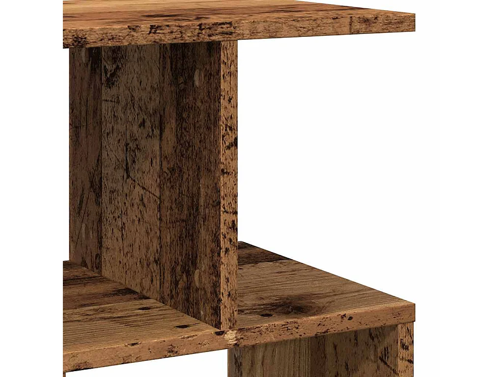 Table de chevet vieux bois 50x30x51,5 cm bois d'ingénierie