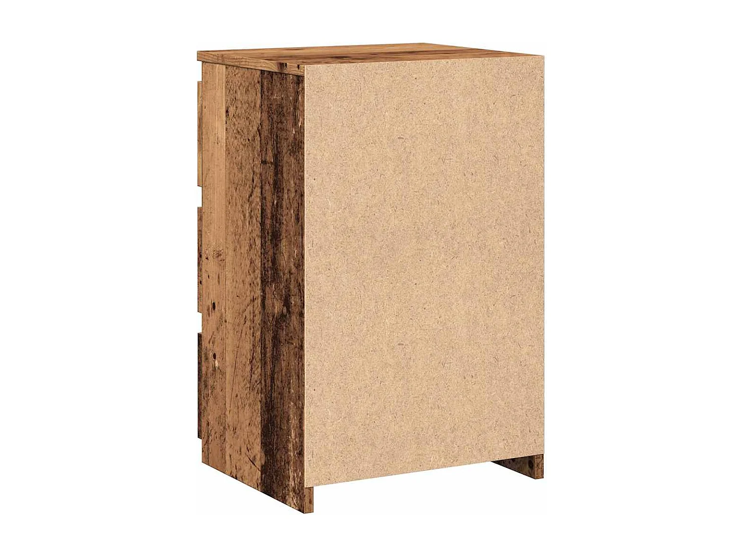 Table de chevet vieux bois 40x35x62,5 cm bois d'ingénierie