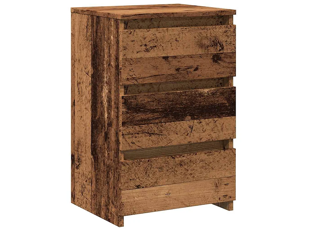 Nachttisch Altholz-Optik 40x35x62,5 cm Holzwerkstoff