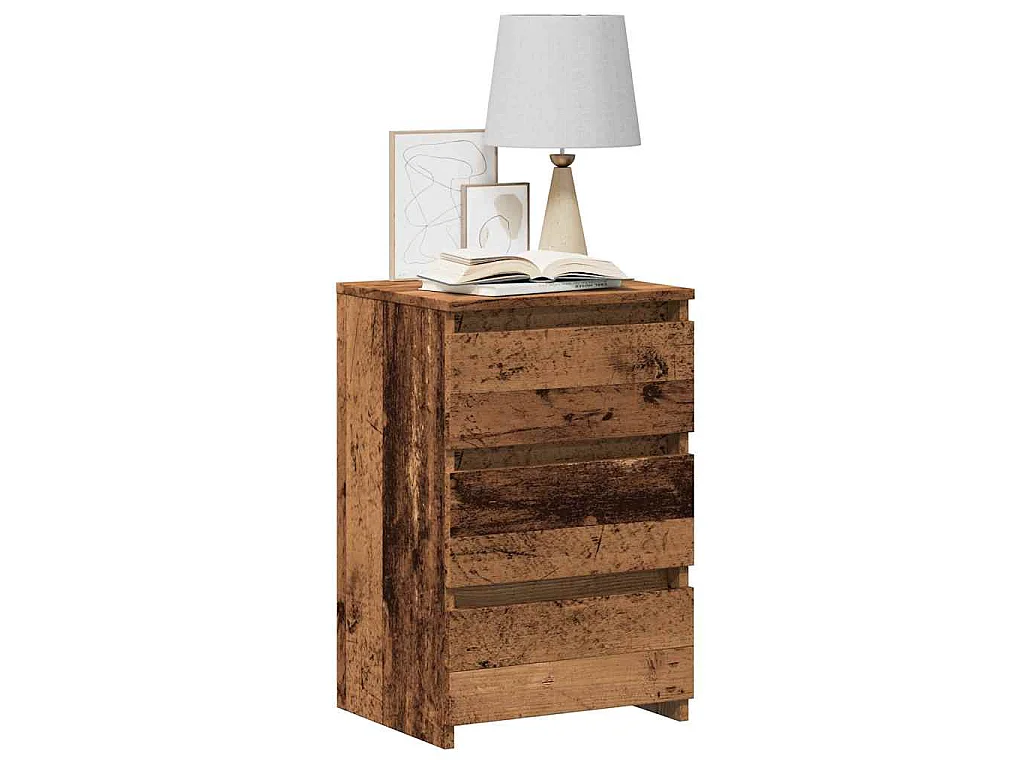 Nachttisch Altholz-Optik 40x35x62,5 cm Holzwerkstoff