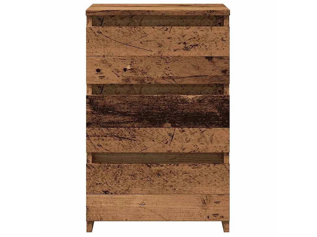Nachttisch Altholz-Optik 40x35x62,5 cm Holzwerkstoff