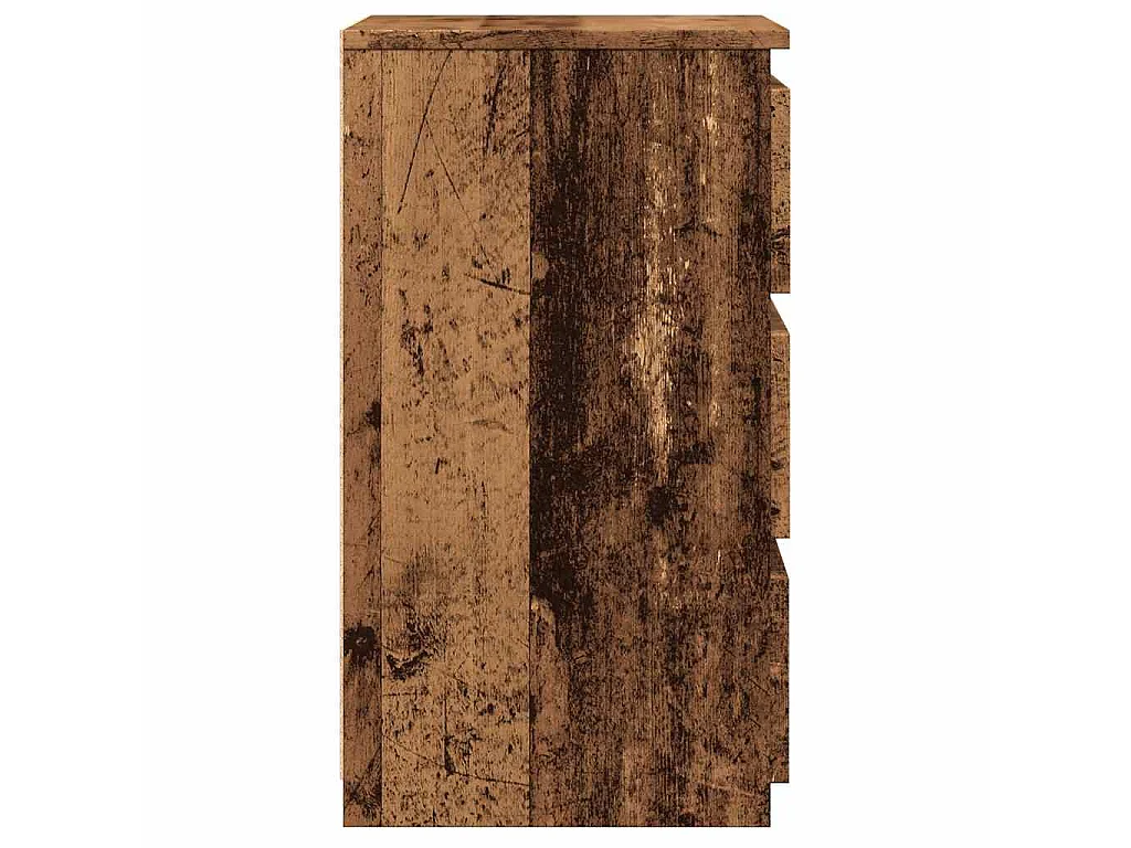 Nachttisch Altholz-Optik 40x35x62,5 cm Holzwerkstoff