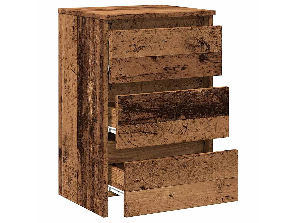 Nachttisch Altholz-Optik 40x35x62,5 cm Holzwerkstoff