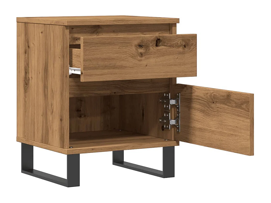Nachttisch Artisan-Eiche 40x35x50 cm Holzwerkstoff