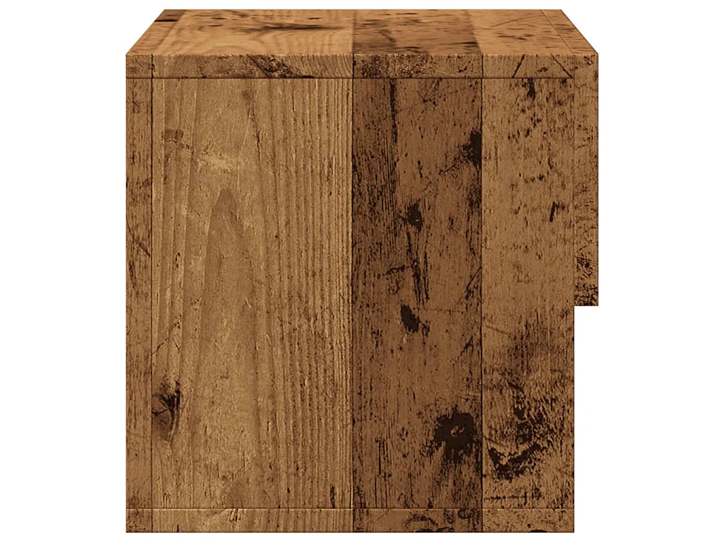 Table de chevet murale vieux bois
