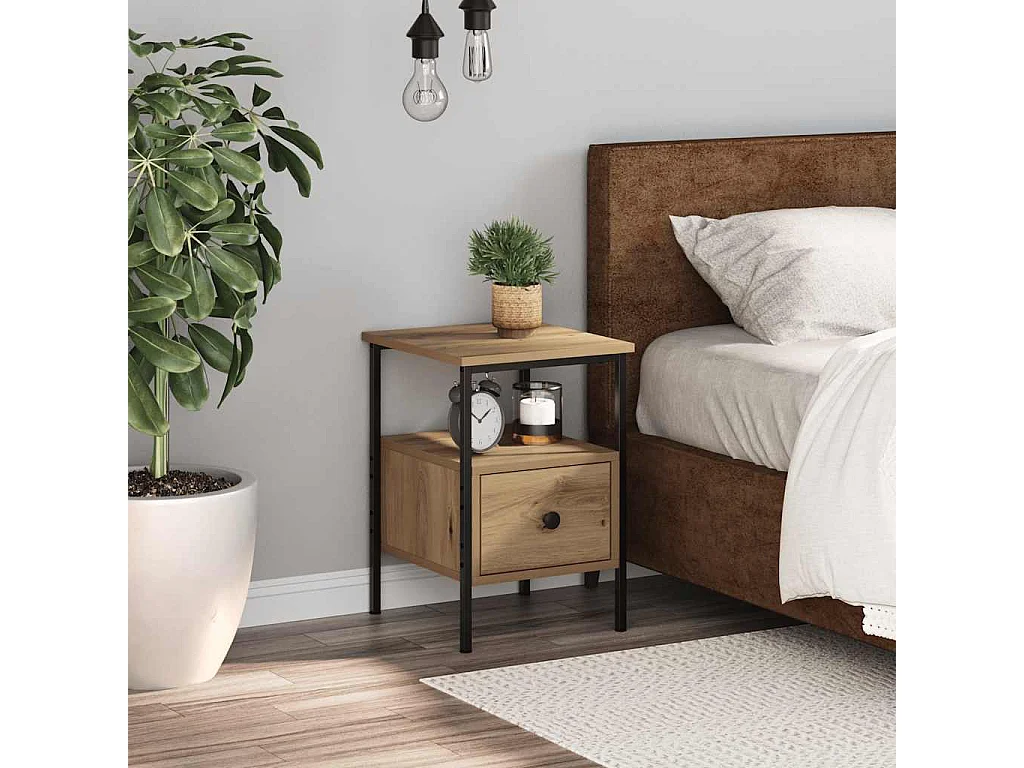 Nachttisch Artisan-Eiche 34x36x50 cm Holzwerkstoff