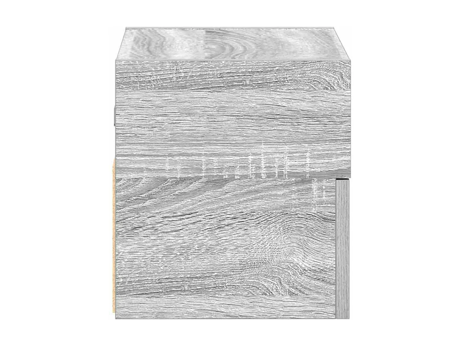 Table de chevet murale sonoma gris 45x26x28,5 cm