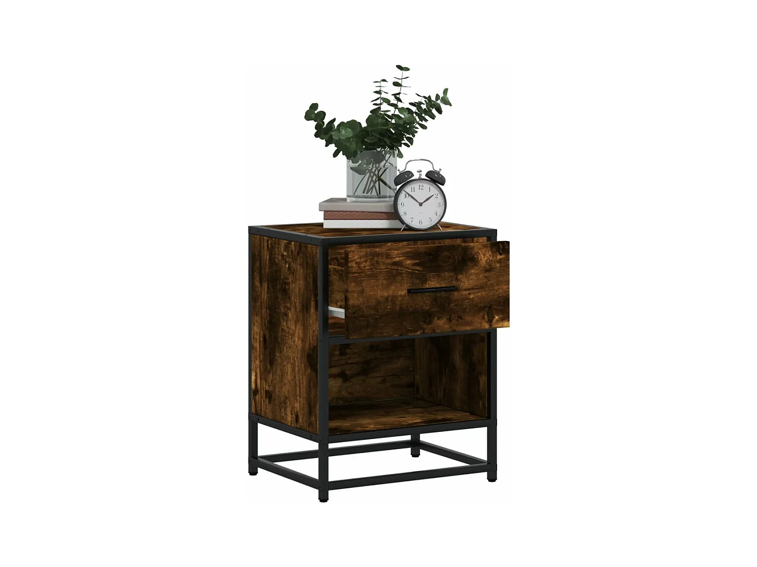 Tables de chevet 2 pcs chêne fumé 40x31x50 cm bois ingénierie