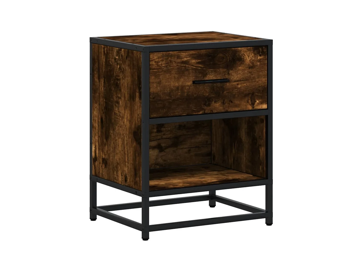 Tables de chevet 2 pcs chêne fumé 40x31x50 cm bois ingénierie