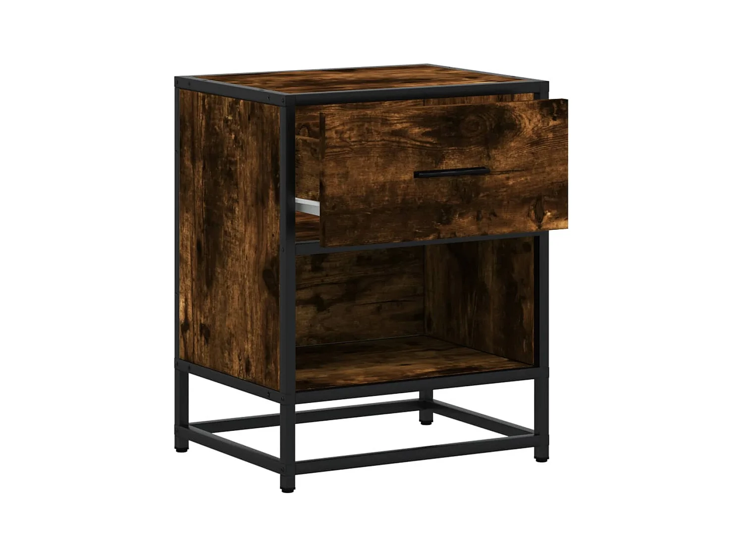 Tables de chevet 2 pcs chêne fumé 40x31x50 cm bois ingénierie