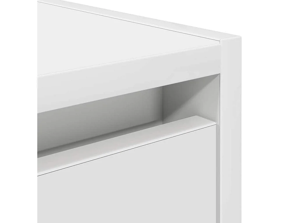 Mesillas de noche de pared 2 uds blanco 38x34x40 cm