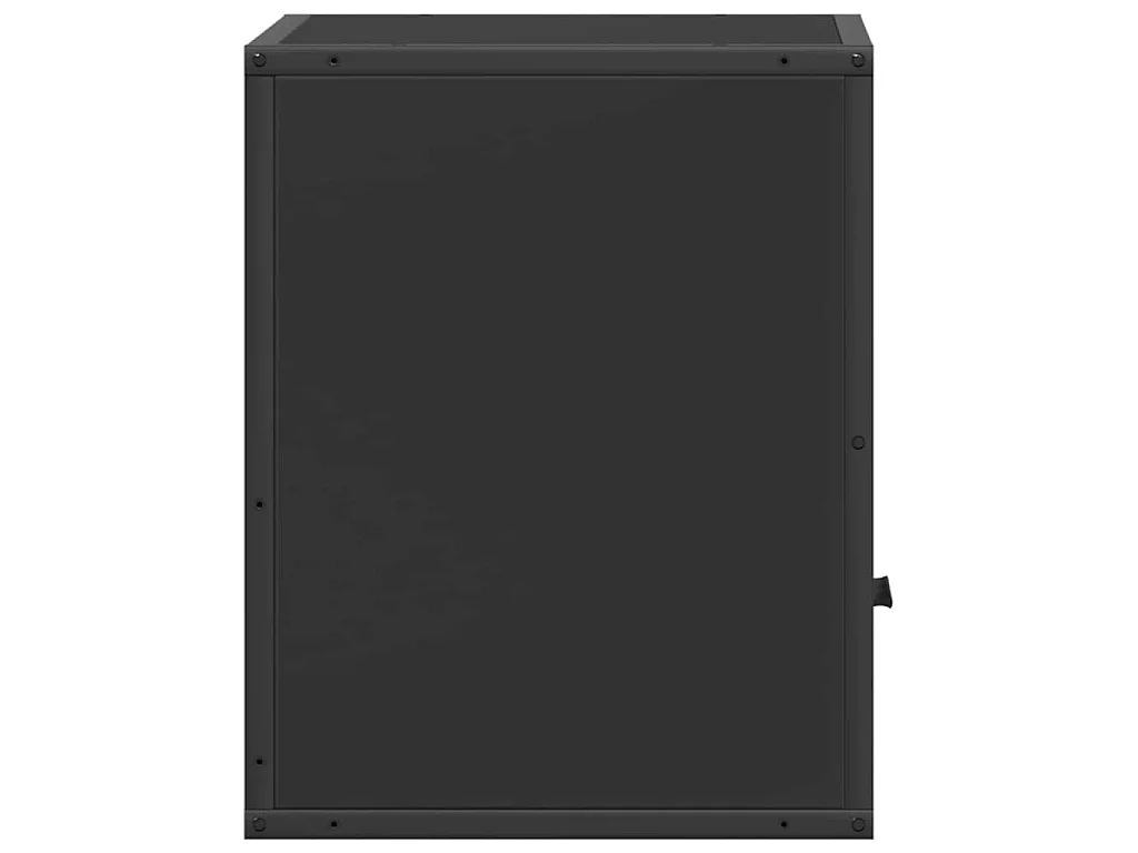 Comodino a Muro Nero 40x31x39,5 cm