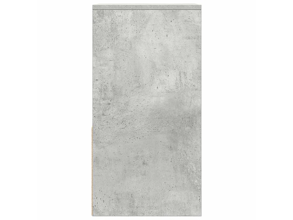 Tables de chevet avec tiroir 2 pcs gris béton 35x34x66,5 cm