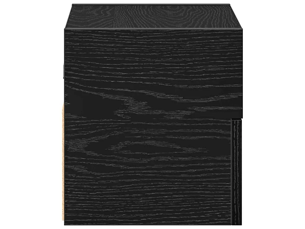 Wand-Nachttische 2 Stk. Schwarz 45x26x28,5 cm