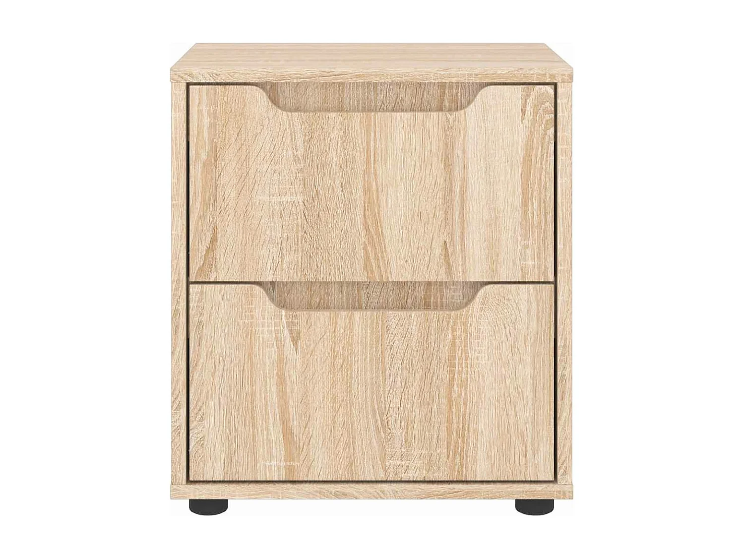 Table de chevet VISNES chêne sonoma 45x40x50 cm bois ingénierie