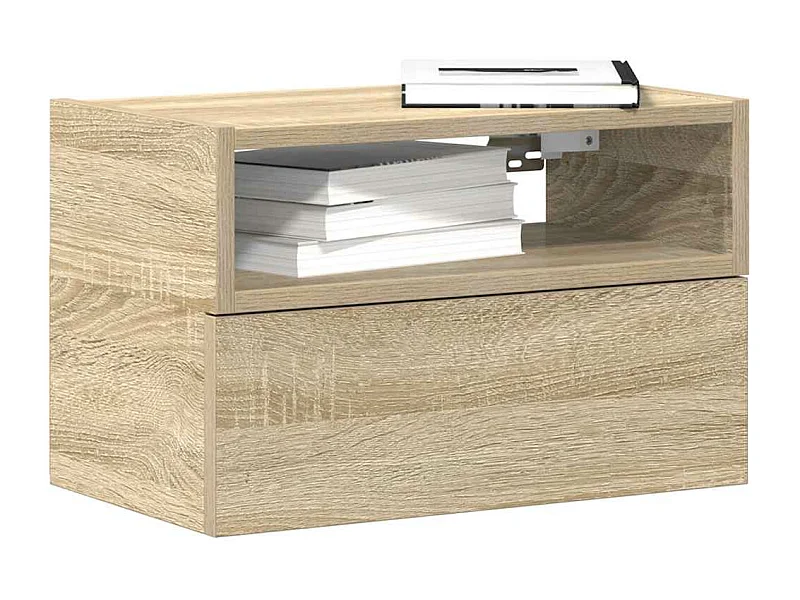 Wand-Nachttisch Sonoma-Eiche 45x26x28,5 cm