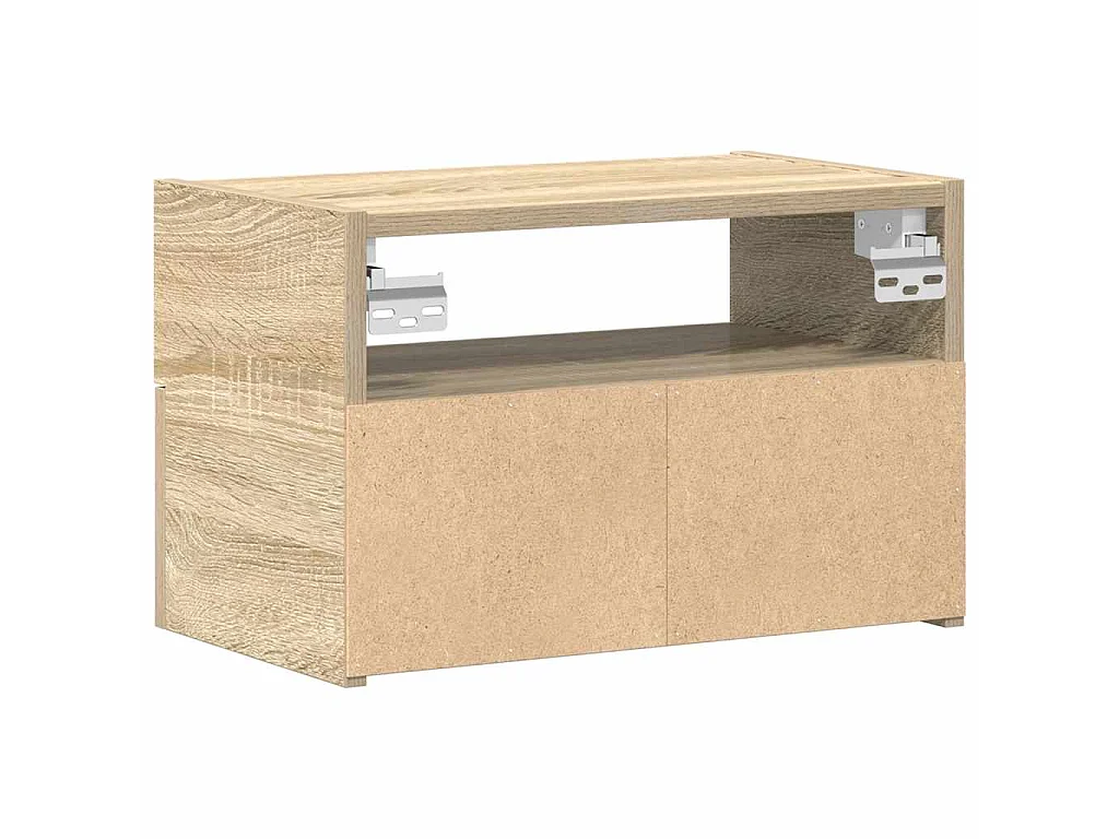 Comodino a Muro Rovere Sonoma 45x26x28,5 cm