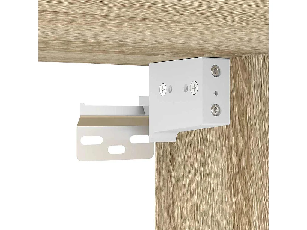Comodino a Muro Rovere Sonoma 45x26x28,5 cm