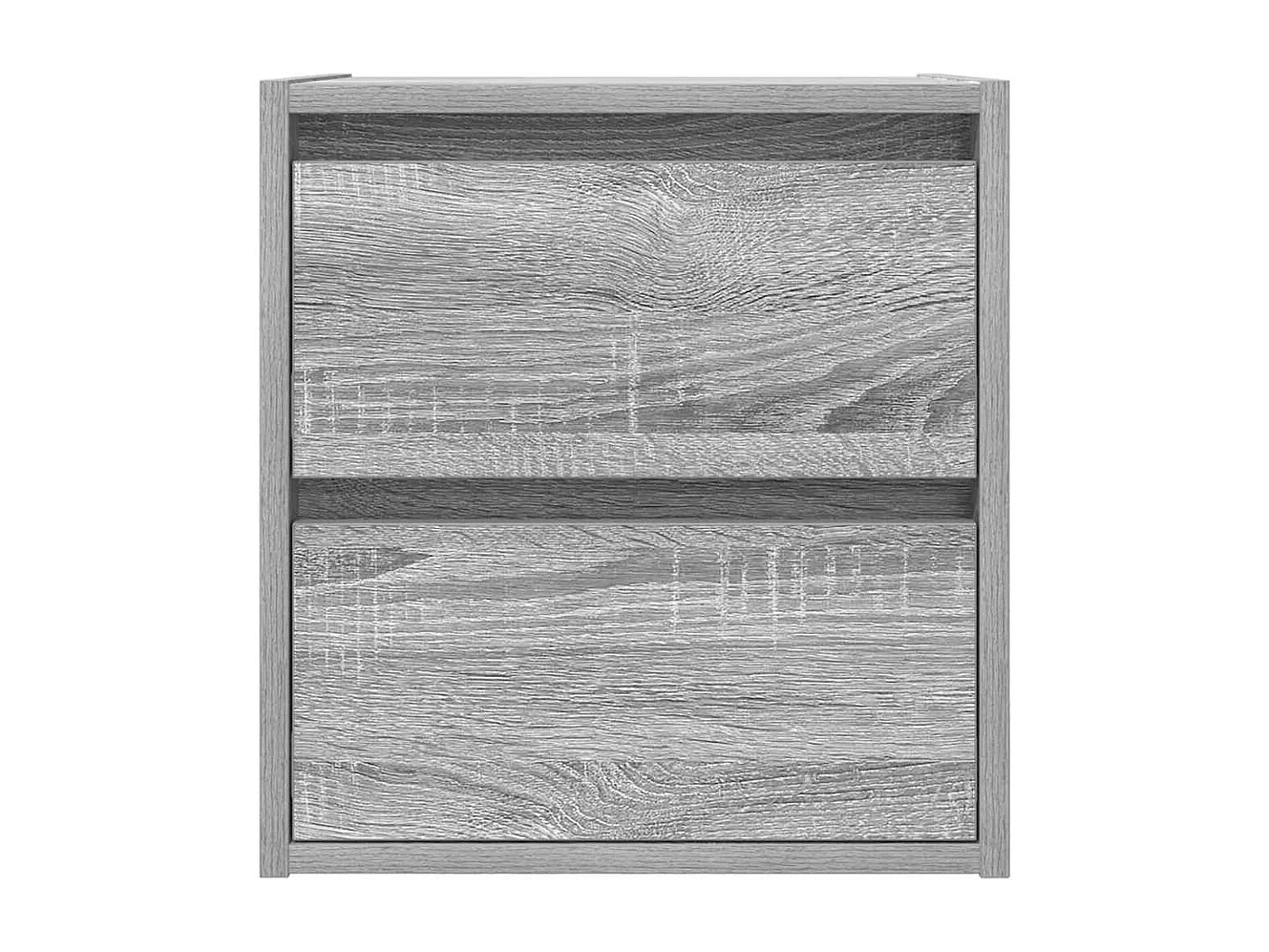Tables de chevet murales 2 pcs sonoma gris 38x34x40 cm