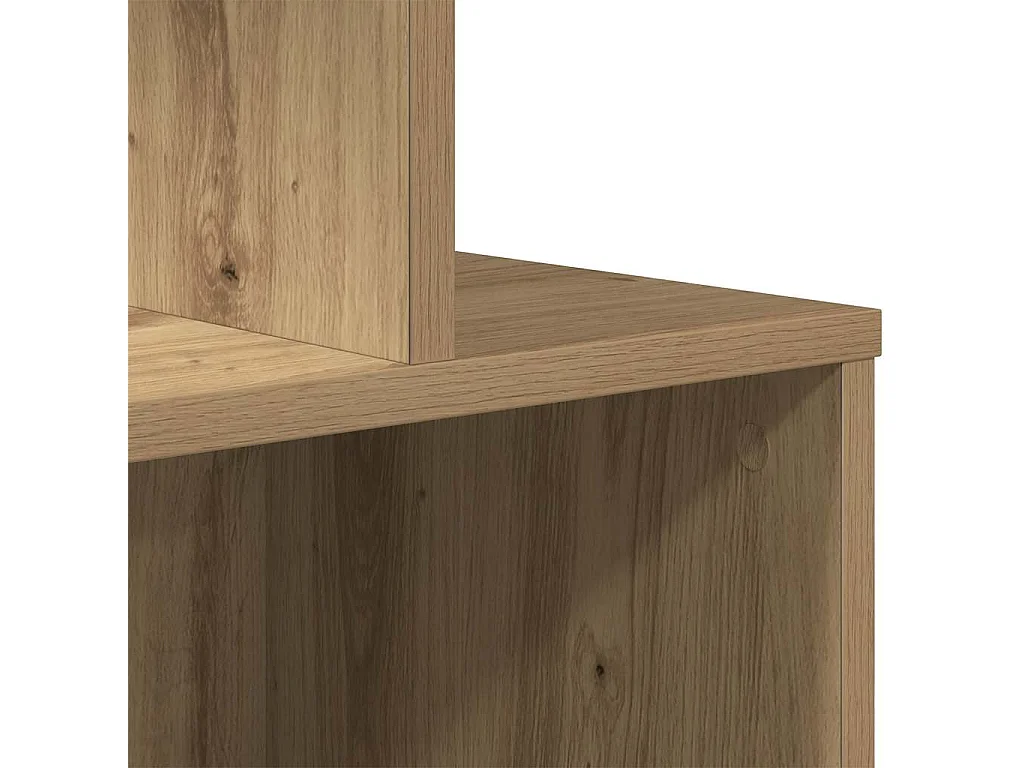 Tables de chevet 2 pcs chêne artisanal 35x35x55 cm