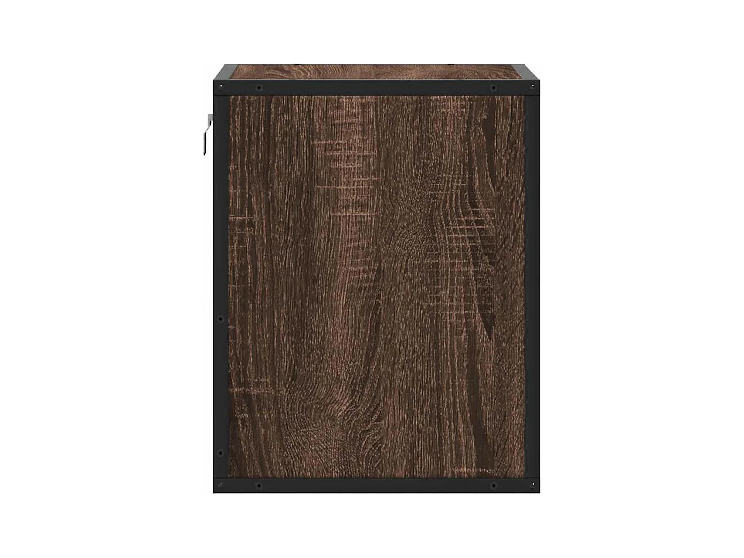 Table de chevet murale chêne marron 40x31x39,5 cm
