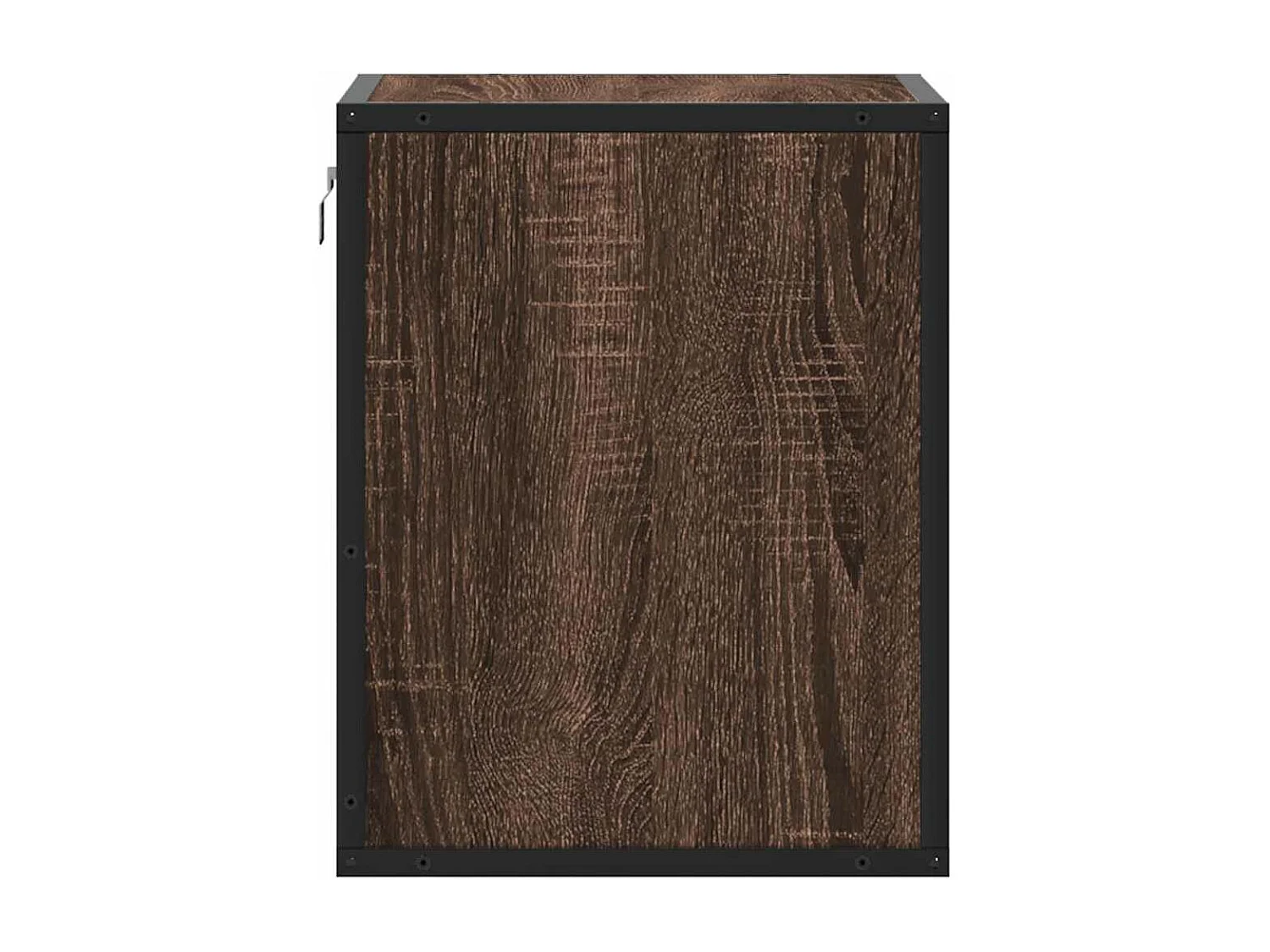 Table de chevet murale chêne marron 40x31x39,5 cm