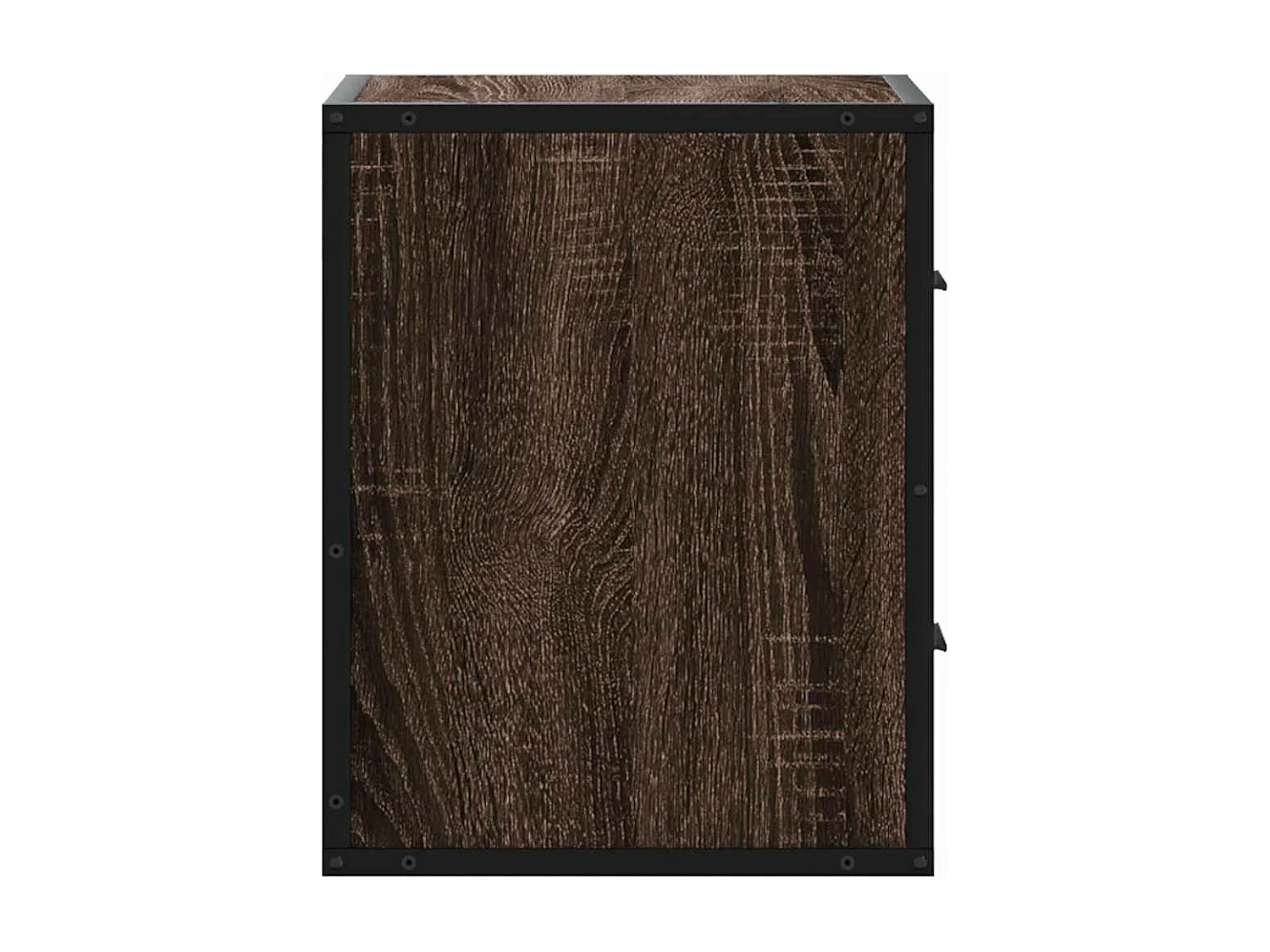 Table de chevet murale chêne marron 40x31x39,5 cm