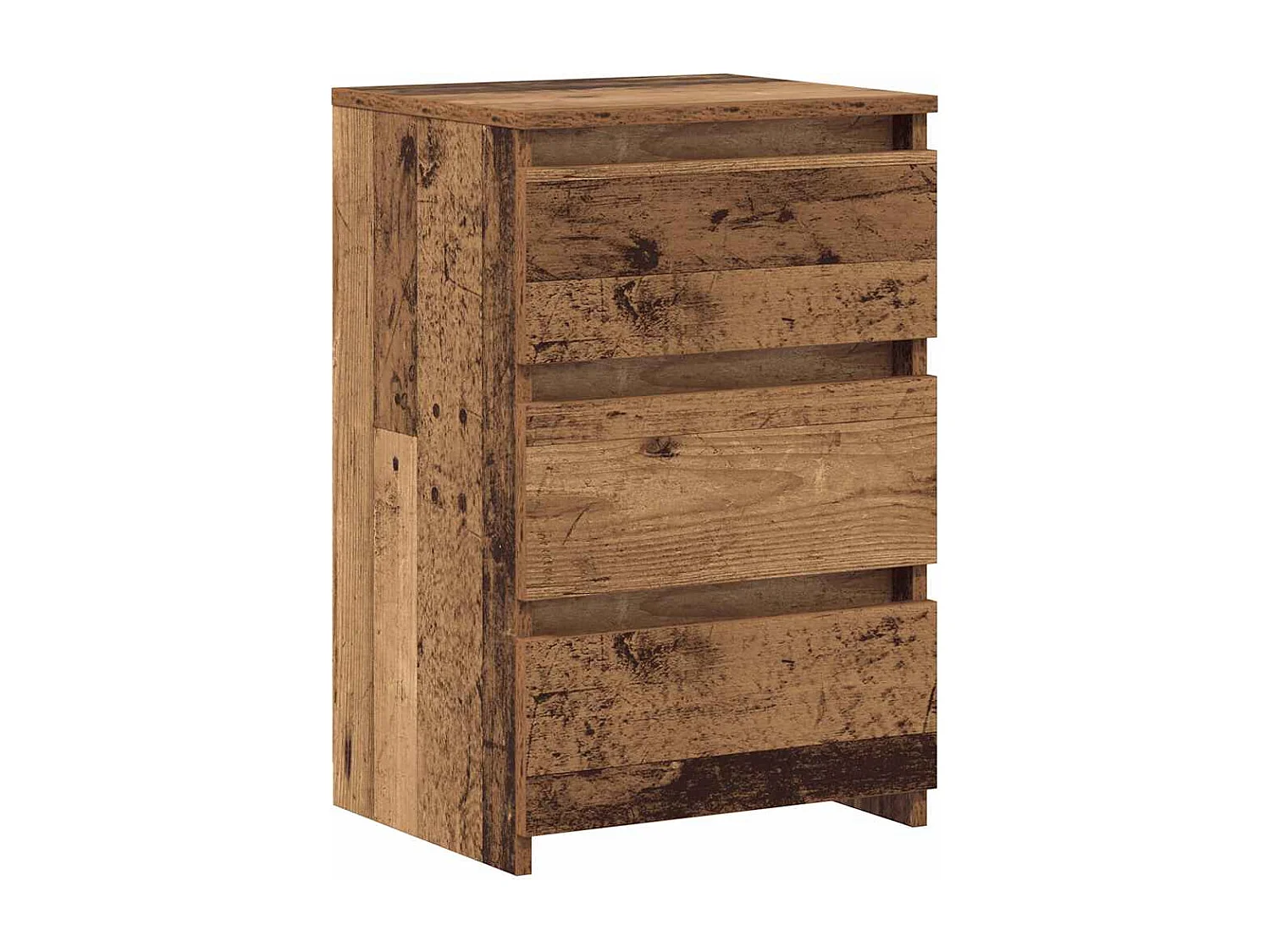 Nachttische 2 Stk. Altholz-Optik 40x35x62,5 cm Holzwerkstoff