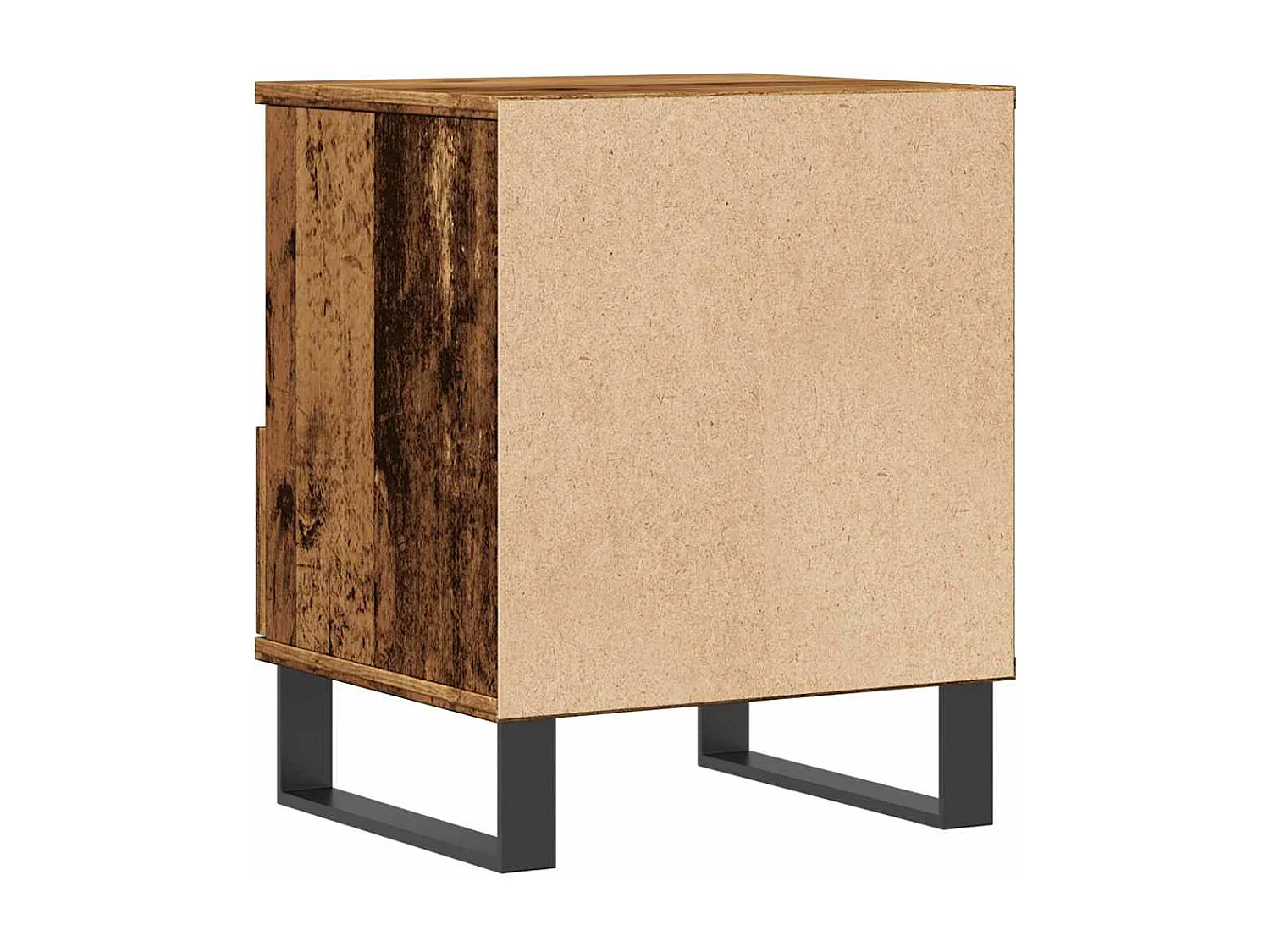 Tables de chevet 2 pcs vieux bois 40x35x50 cm bois d’ingénierie