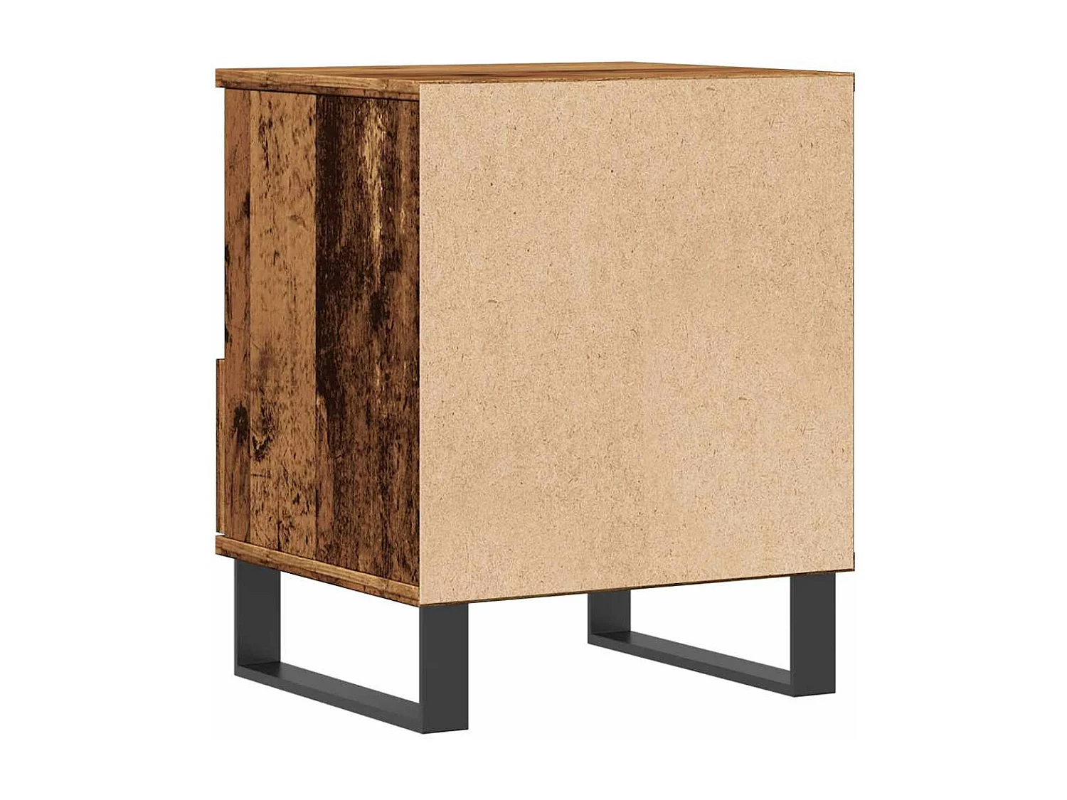 Nachtkastjes 2 st 40x35x50 cm bewerkt hout oud houtkleurig