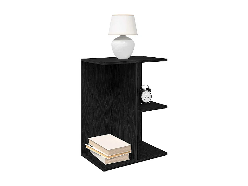 Tables de chevet 2 pcs chêne noir 46,5x29x61 cm bois ingénierie