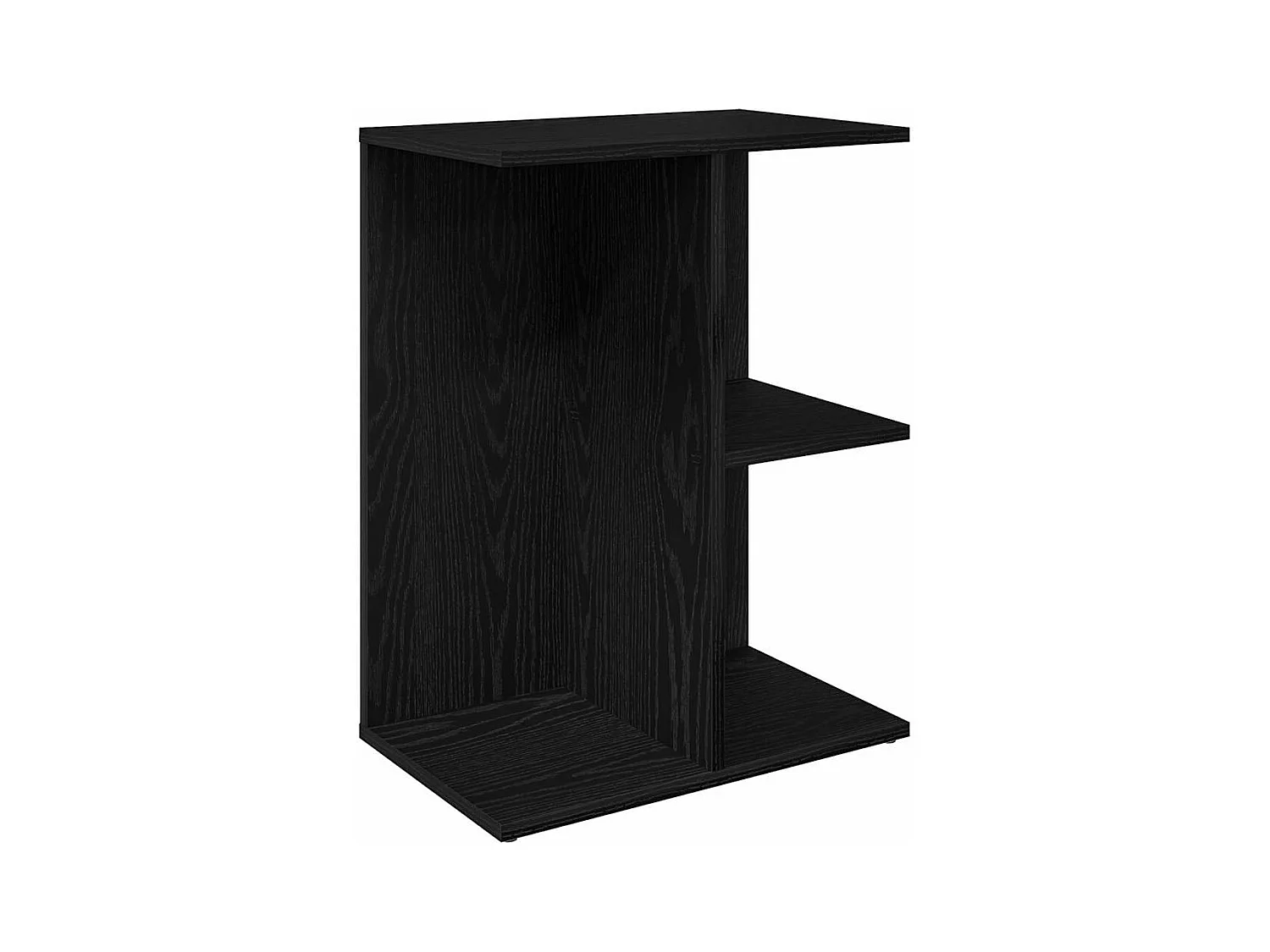 Tables de chevet 2 pcs chêne noir 46,5x29x61 cm bois ingénierie