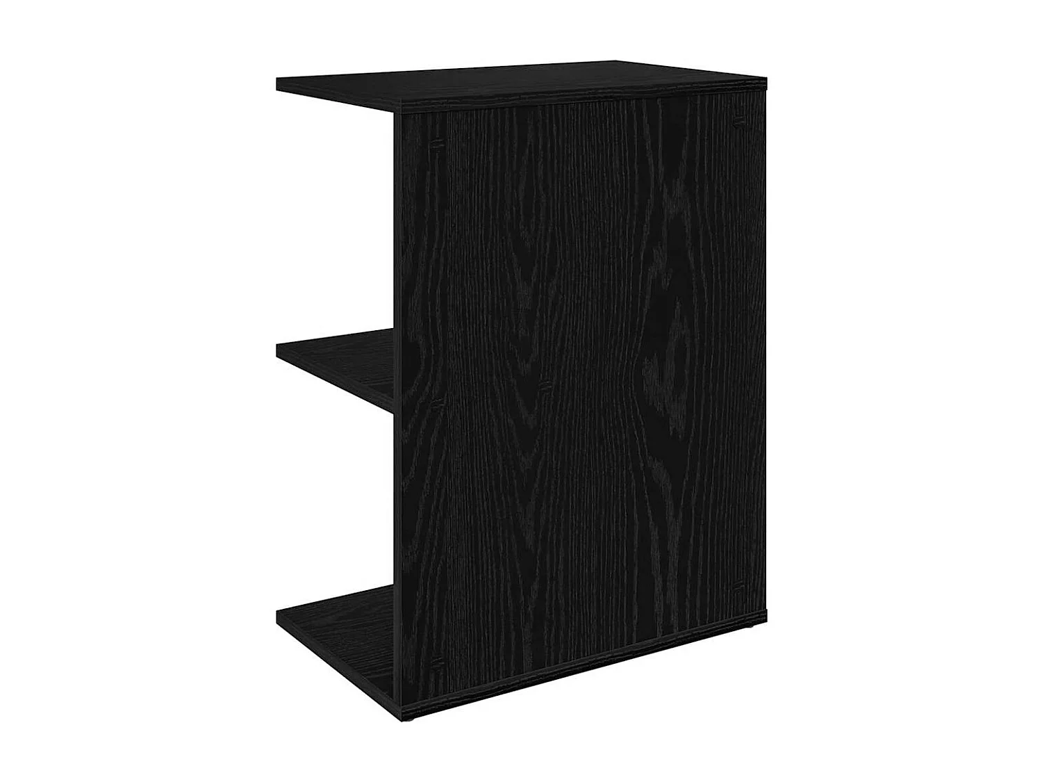 Tables de chevet 2 pcs chêne noir 46,5x29x61 cm bois ingénierie