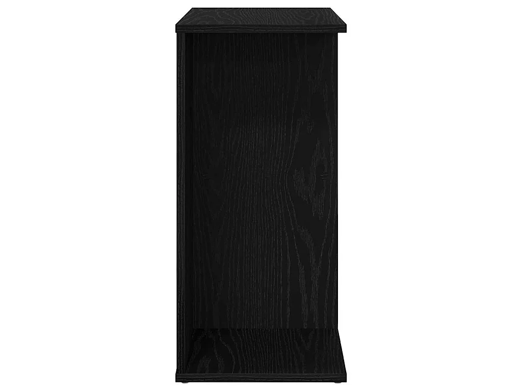 Nachttische 2 Stk. Schwarz Eichen-Optik 46,5x29x61 cm