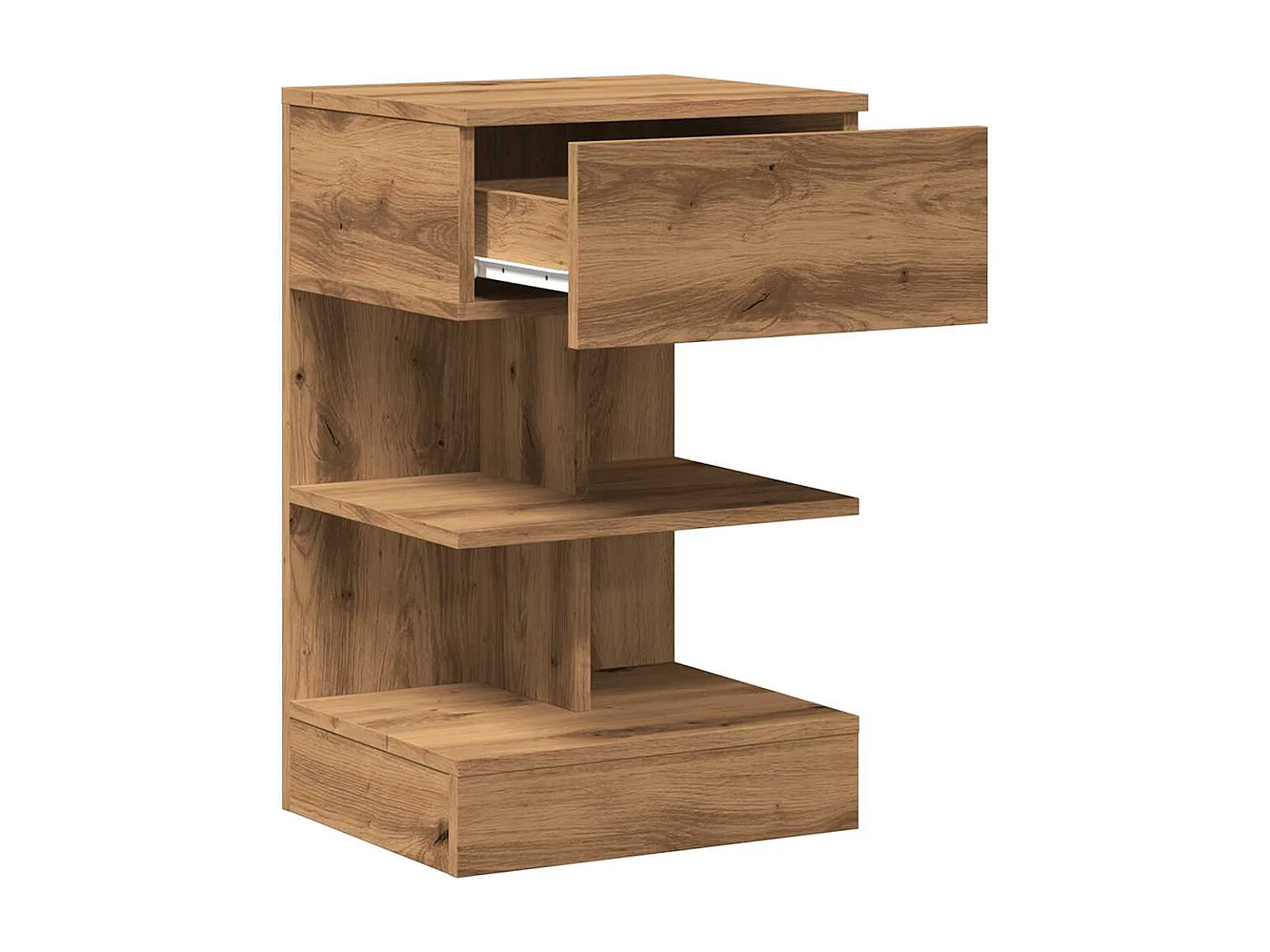 Tables de chevet 2 pcs chêne artisanal 40x35x65 cm