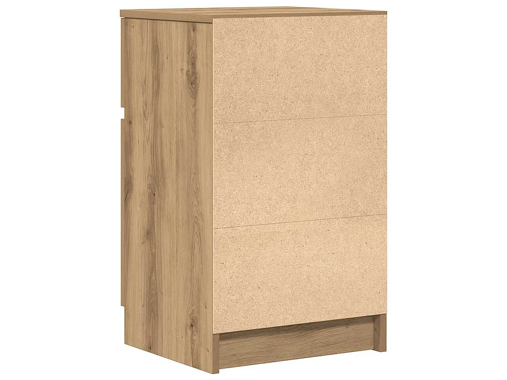 Nachttische 2 Stk. Artisan-Eiche 39x35x65 cm Holzwerkstoff