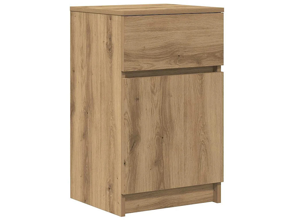 Nachttische 2 Stk. Artisan-Eiche 39x35x65 cm Holzwerkstoff
