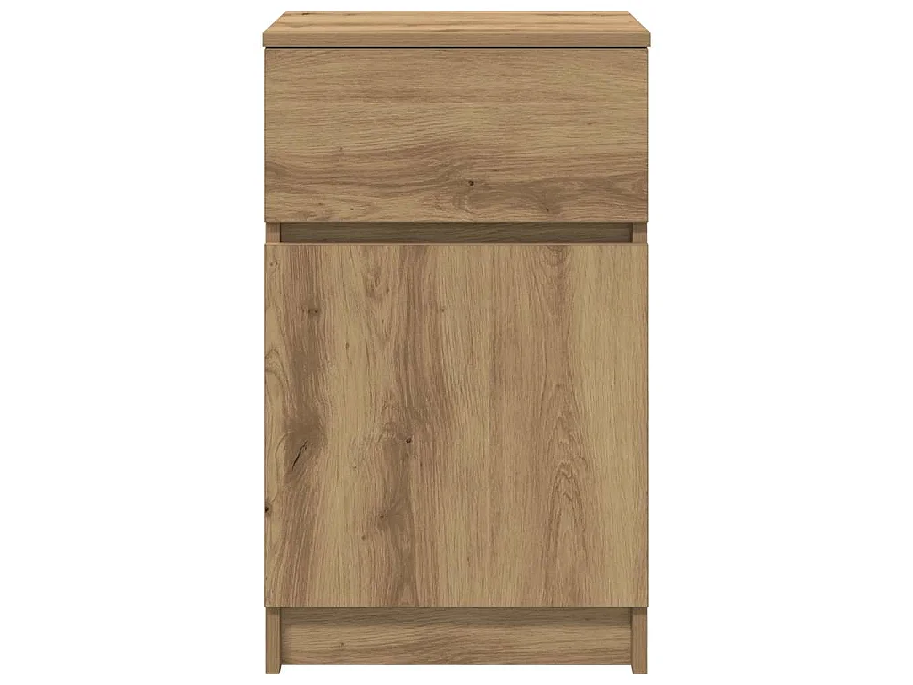 Nachttische 2 Stk. Artisan-Eiche 39x35x65 cm Holzwerkstoff