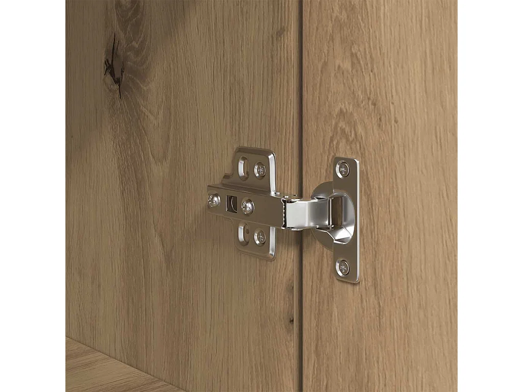 Nachttische 2 Stk. Artisan-Eiche 39x35x65 cm Holzwerkstoff