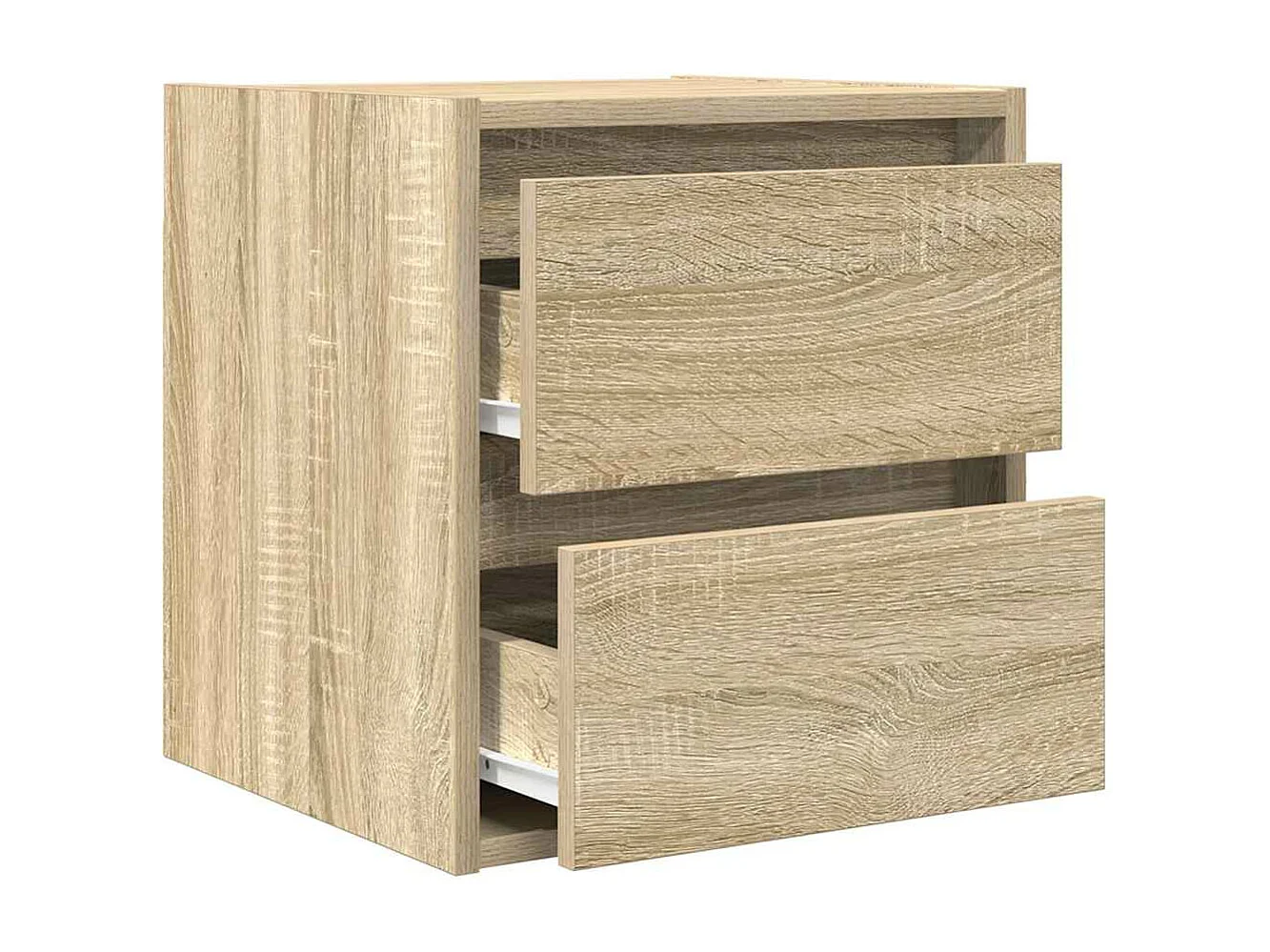 Tables de chevet murales 2 pcs chêne sonoma 38x34x40 cm