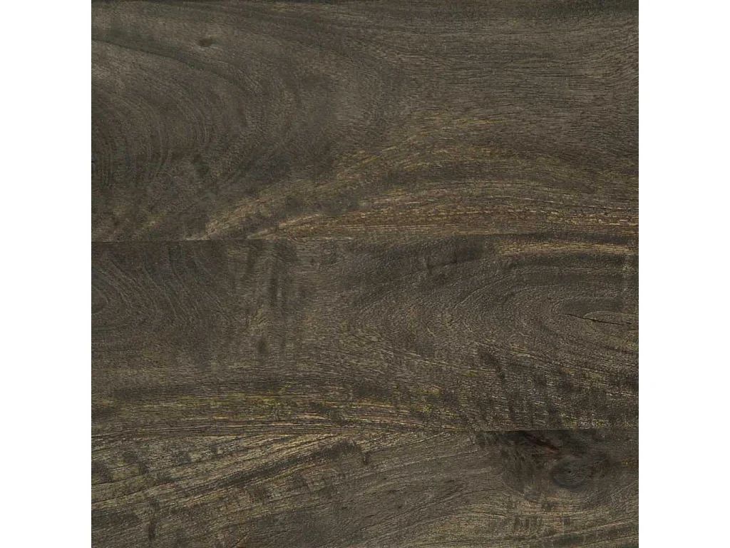 Nachttisch Schwarz 40x33x46 cm Massivholz Mango