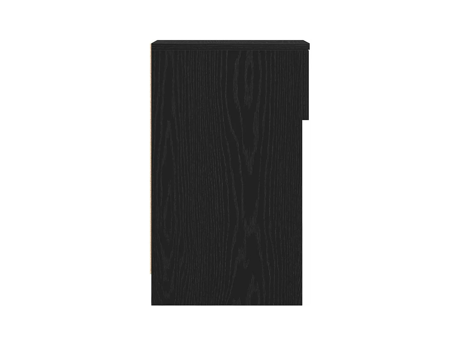 Tables de chevet avec tiroir 2 pcs chêne noir 20x36x60 cm