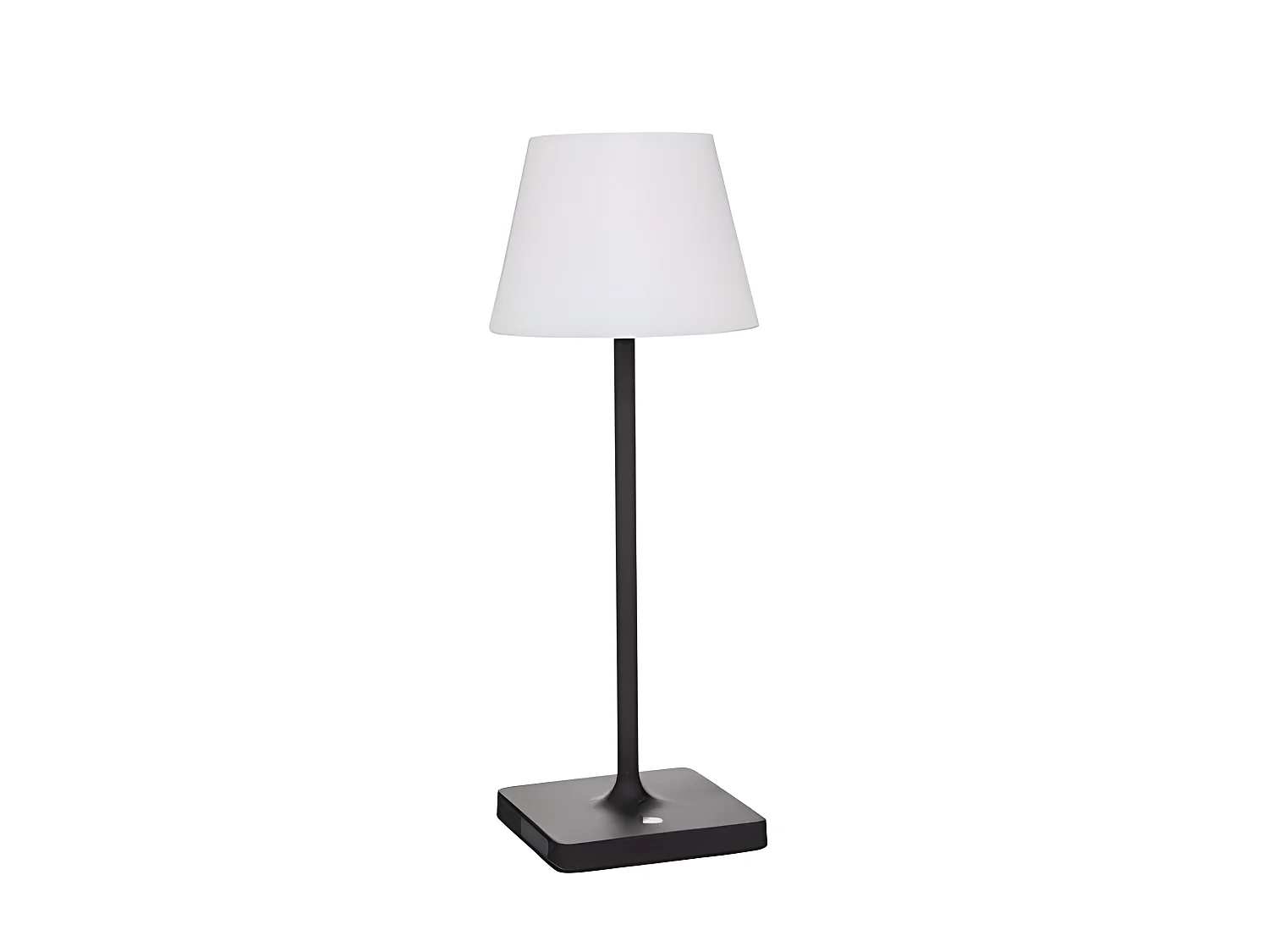 Lampe à poser d'extérieur coloris Blanc - Diamètre 15 x Hauteur 39 cm