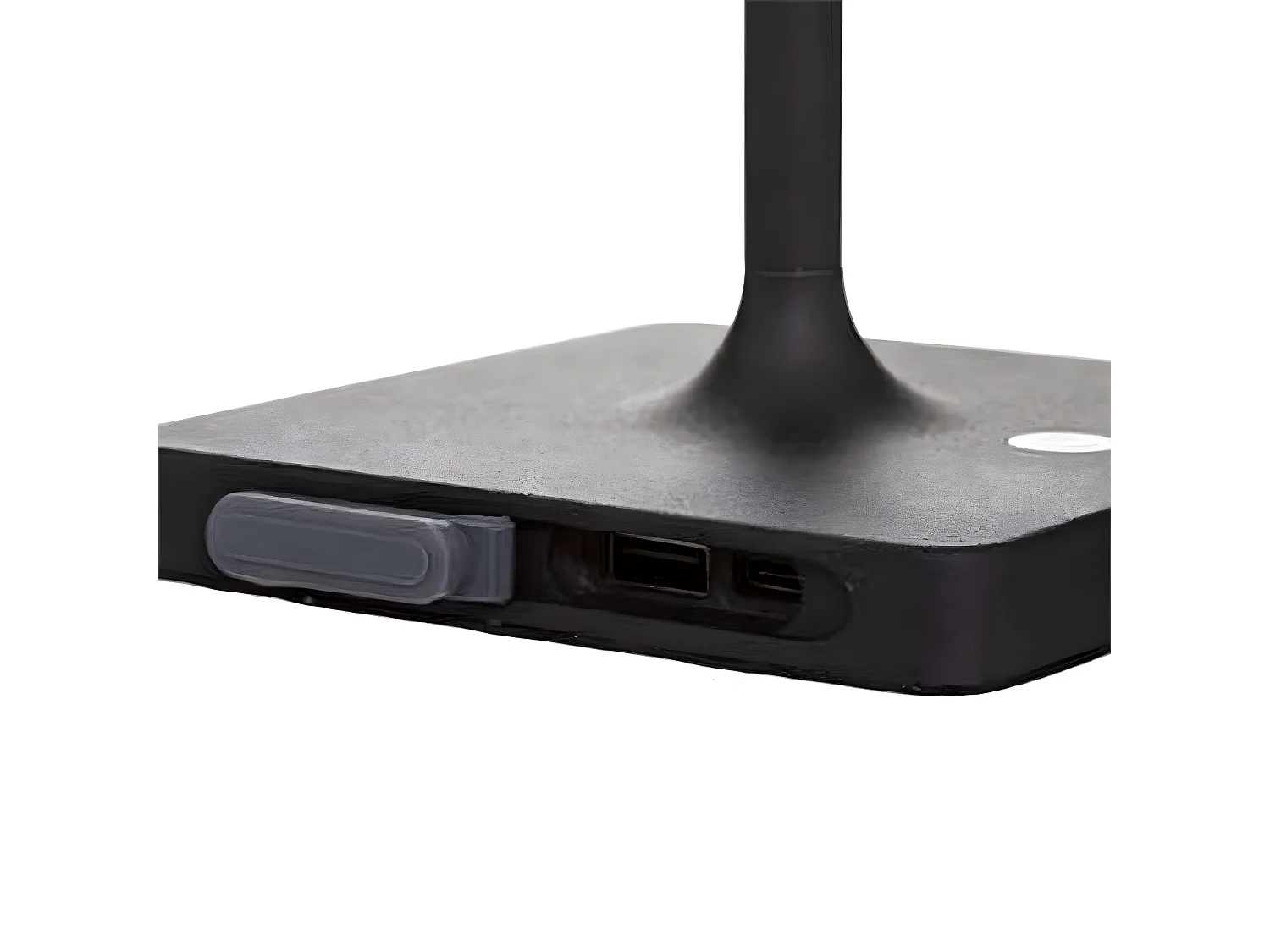 Lampe à poser d'extérieur coloris Blanc - Diamètre 15 x Hauteur 39 cm