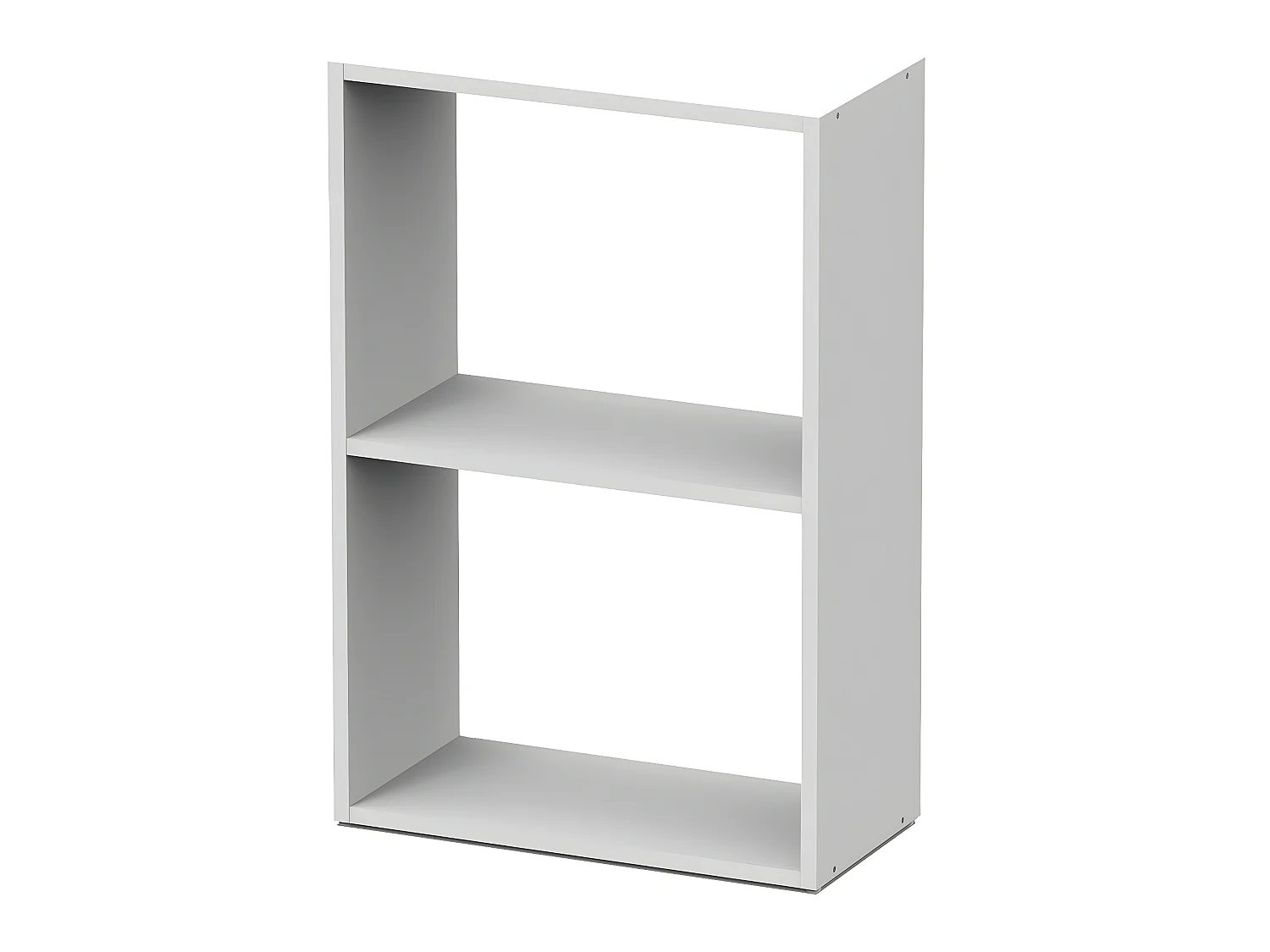 Etagère de bureau 2 niveaux coloris blanc - Hauteur 75 x Longueur 50 x Profondeur 24.5 cm